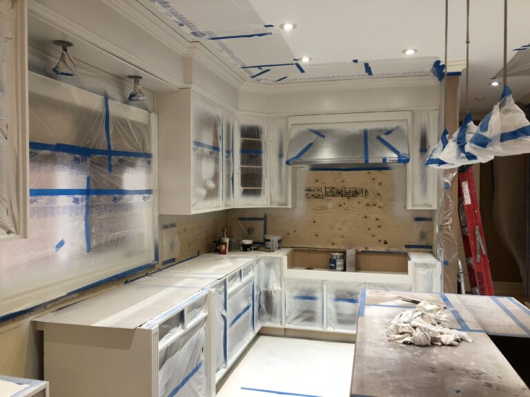 Professional Kitchen Painting and Refinishing, Spray Painting